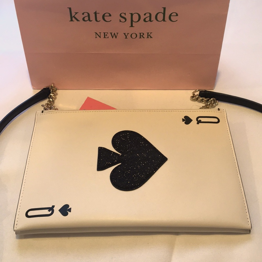 ♠️Kate Spade♠️ Lucky Draw Queen Of Spades Crossbod - Picture 6 of 16